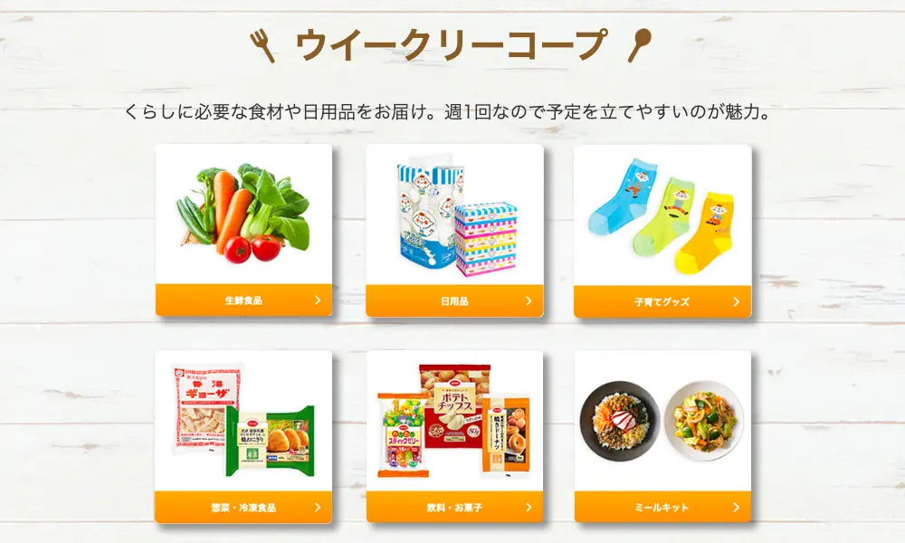 ベーシックな食材宅配「ウィークリーデリ」