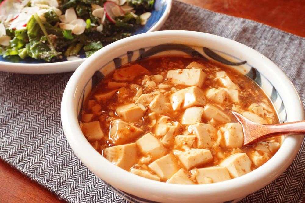 とろーり絹豆腐の麻婆丼