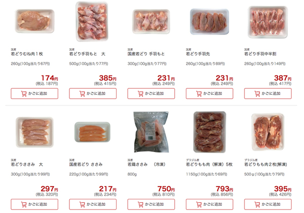 お肉