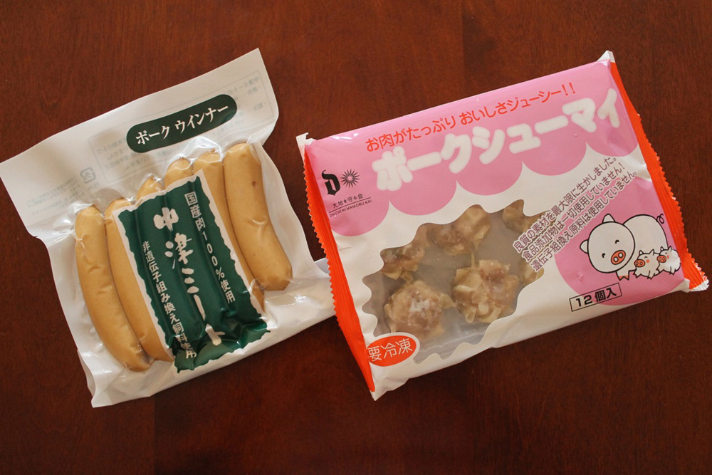 ポークウインナー&ポークシューマイ